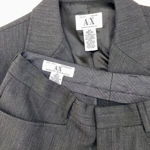 Armani Exchange Charcoal Men's Suit